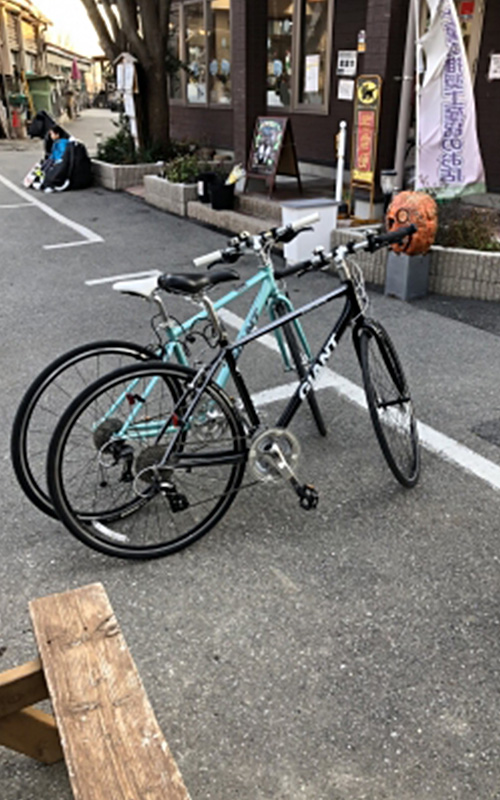 趣味のサイクリング。自転車はどこにしまう？